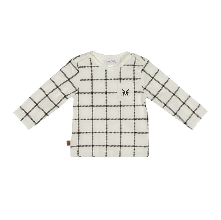 Frogs & Dogs Checks Shirt Off White