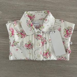Ducky Beau Blouse/Vest met knoopjes Bloemen