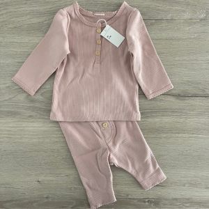 BabySet Longsleeve & Legging Roze