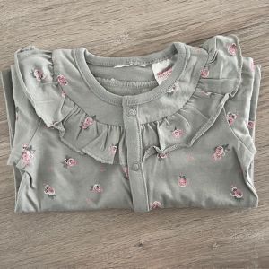 Boxpakje Meisjes Bloemenprint Grijsgroen