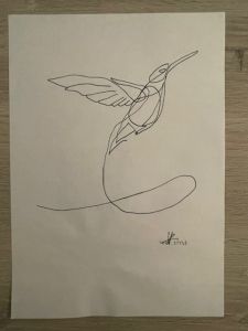 ikke.style® - Line Art - Vogel