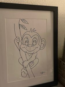 IKKE.STYLE Lineart Aapje